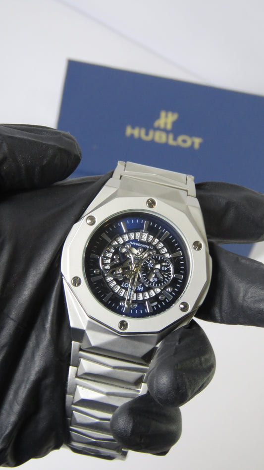 Hublot Diamond Cut | Master Watch | Navy Blue