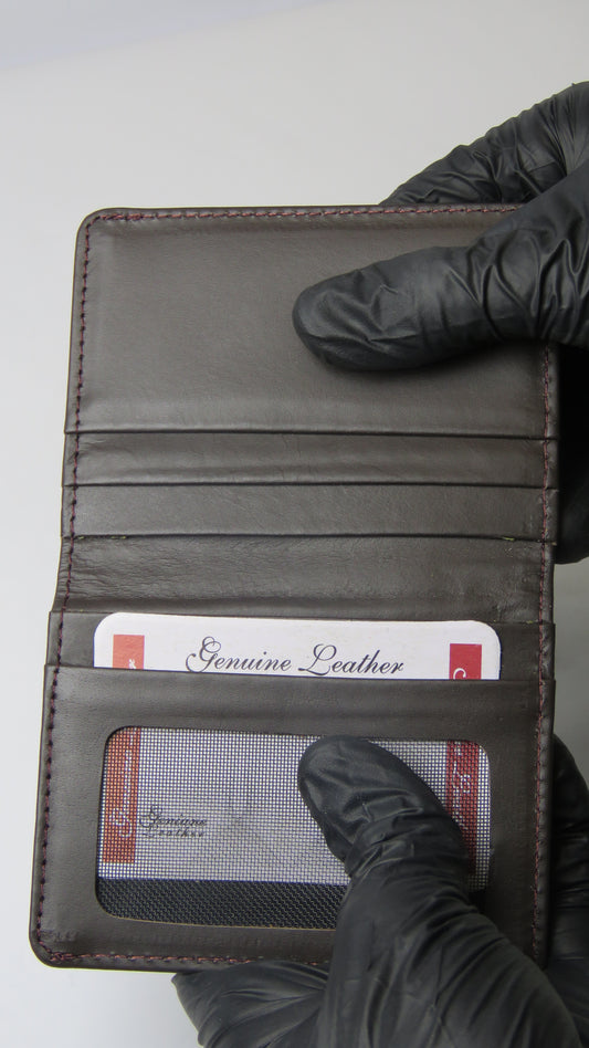 Luxury Handmade Leather Wallet | Dark Brown
