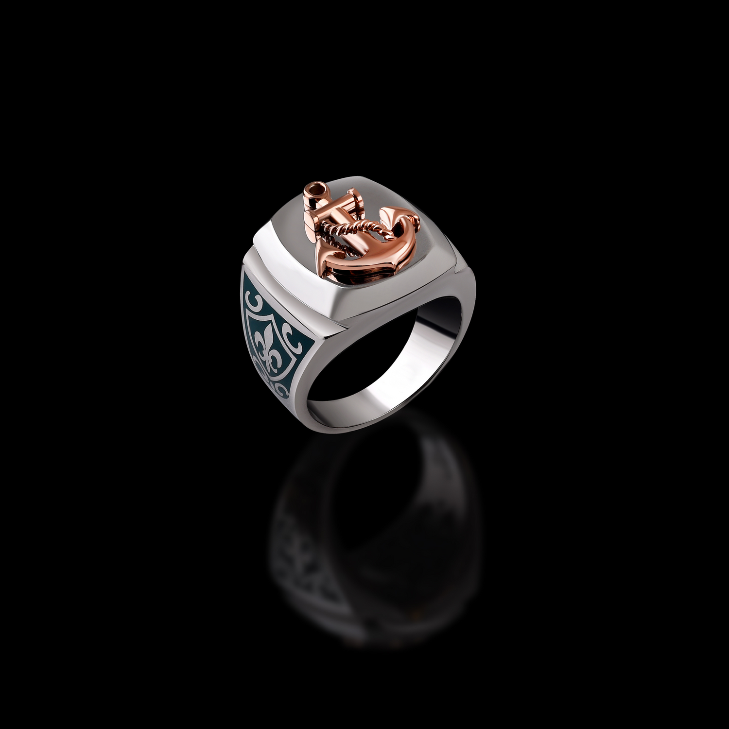 Mens vault rings