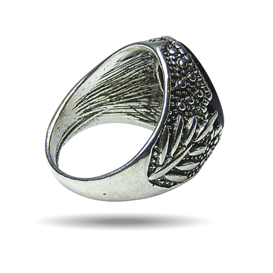 "Aura Black Watch | Ayat ul Kursi Bracelet | Turkish Ring | Premium Leather Wallet – 4-in-1 Deal"