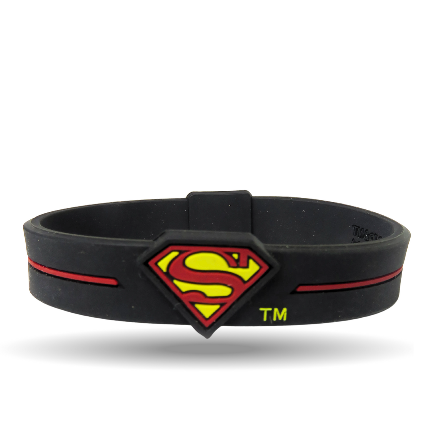 Superman Bracelet | Silicone Band | Black