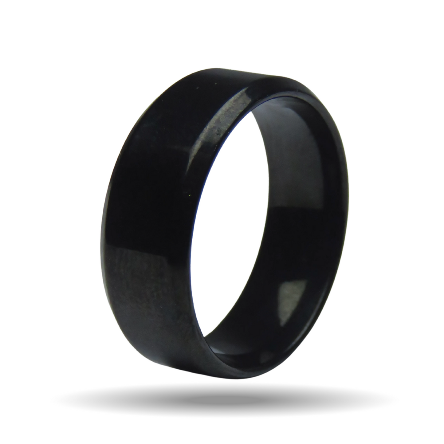Black Titanium Men Ring | Never Fade | Never Scratch