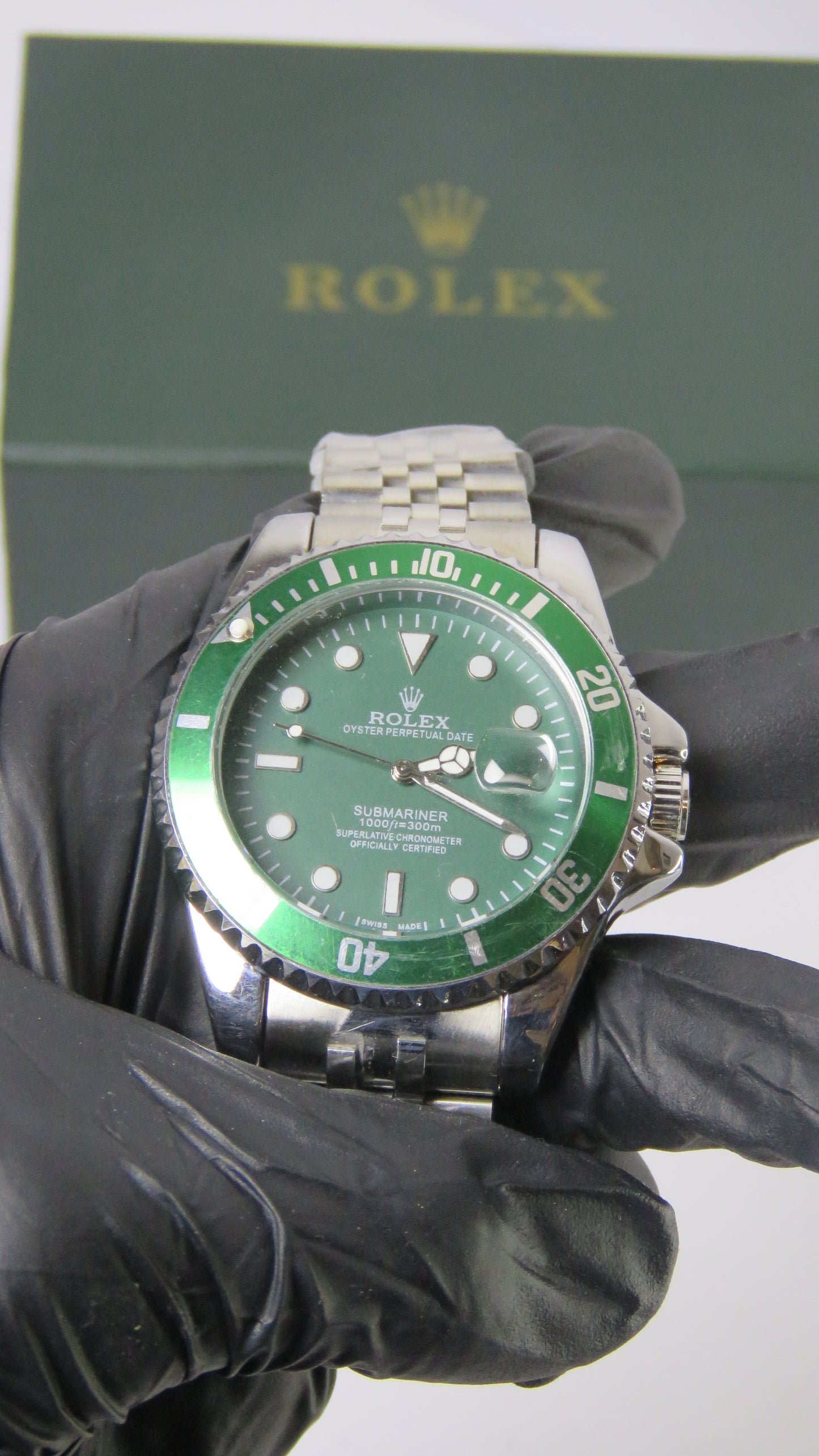 Rolex Submariner | Green Rotating Dial | Hulk Edition
