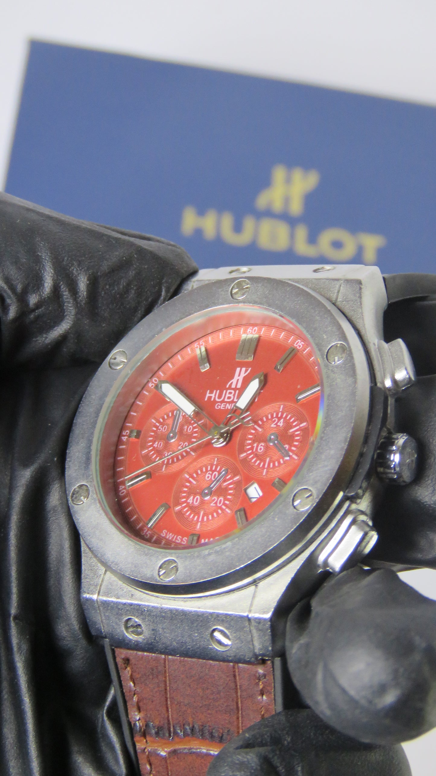 Hublot Reddish Dial | Chronograph Style