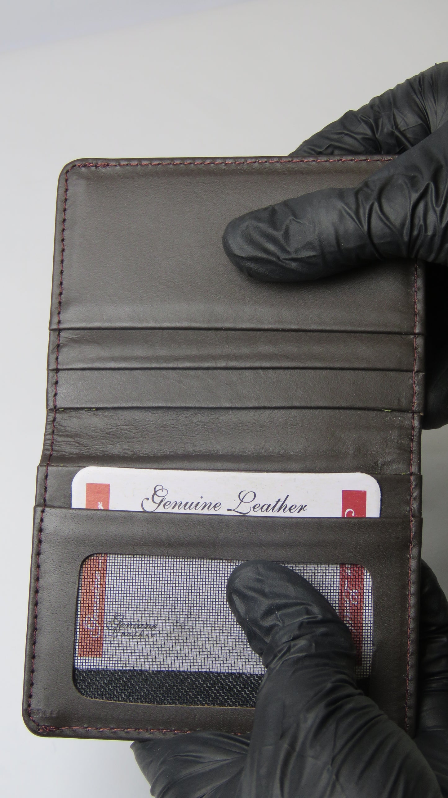 Luxury Handmade Leather Wallet | Dark Brown