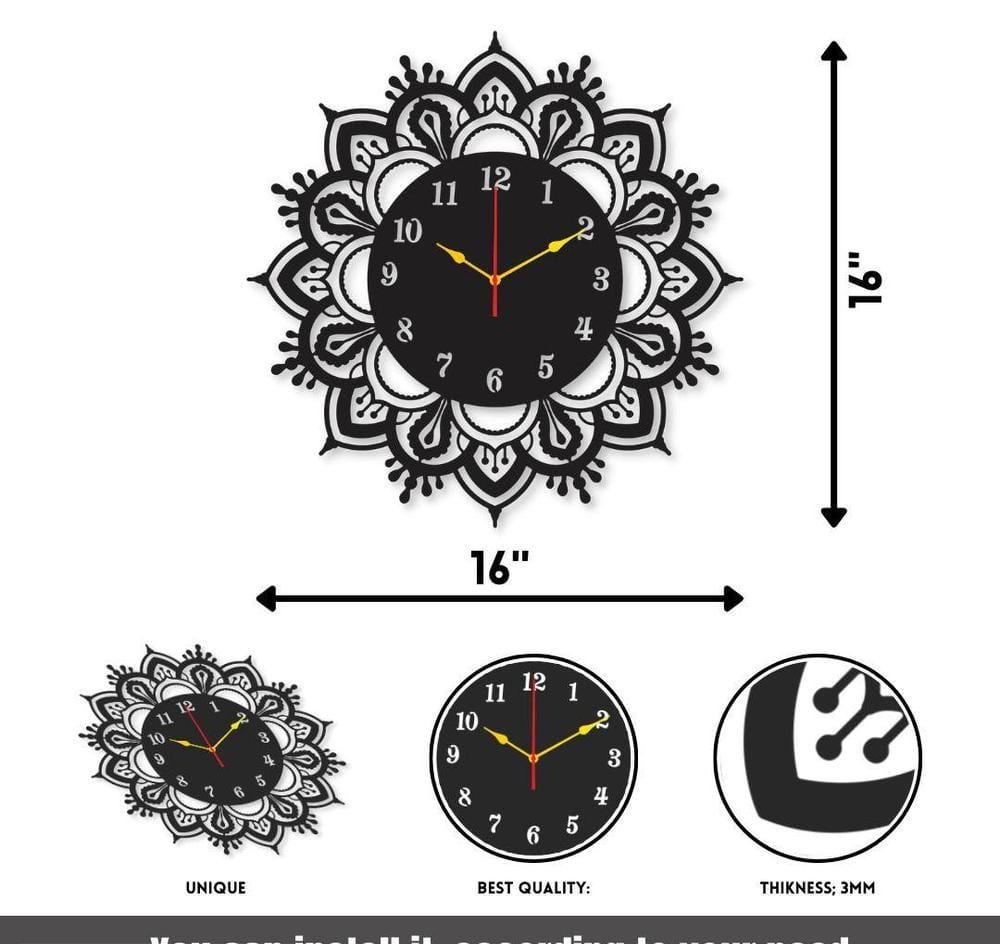 Round Mrdiy Clock