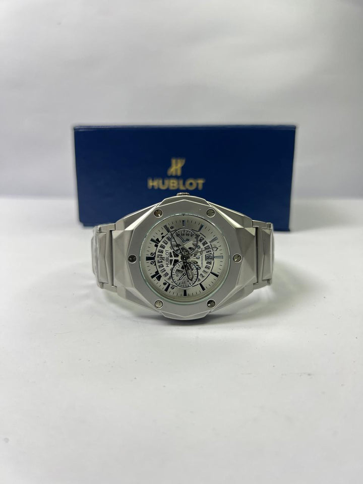 Hublot Diamond Cut | Master Watch | White