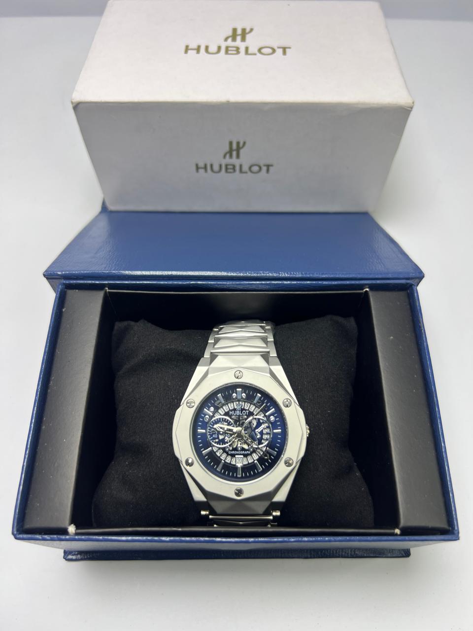 Hublot Diamond Cut | Master Watch | Navy Blue