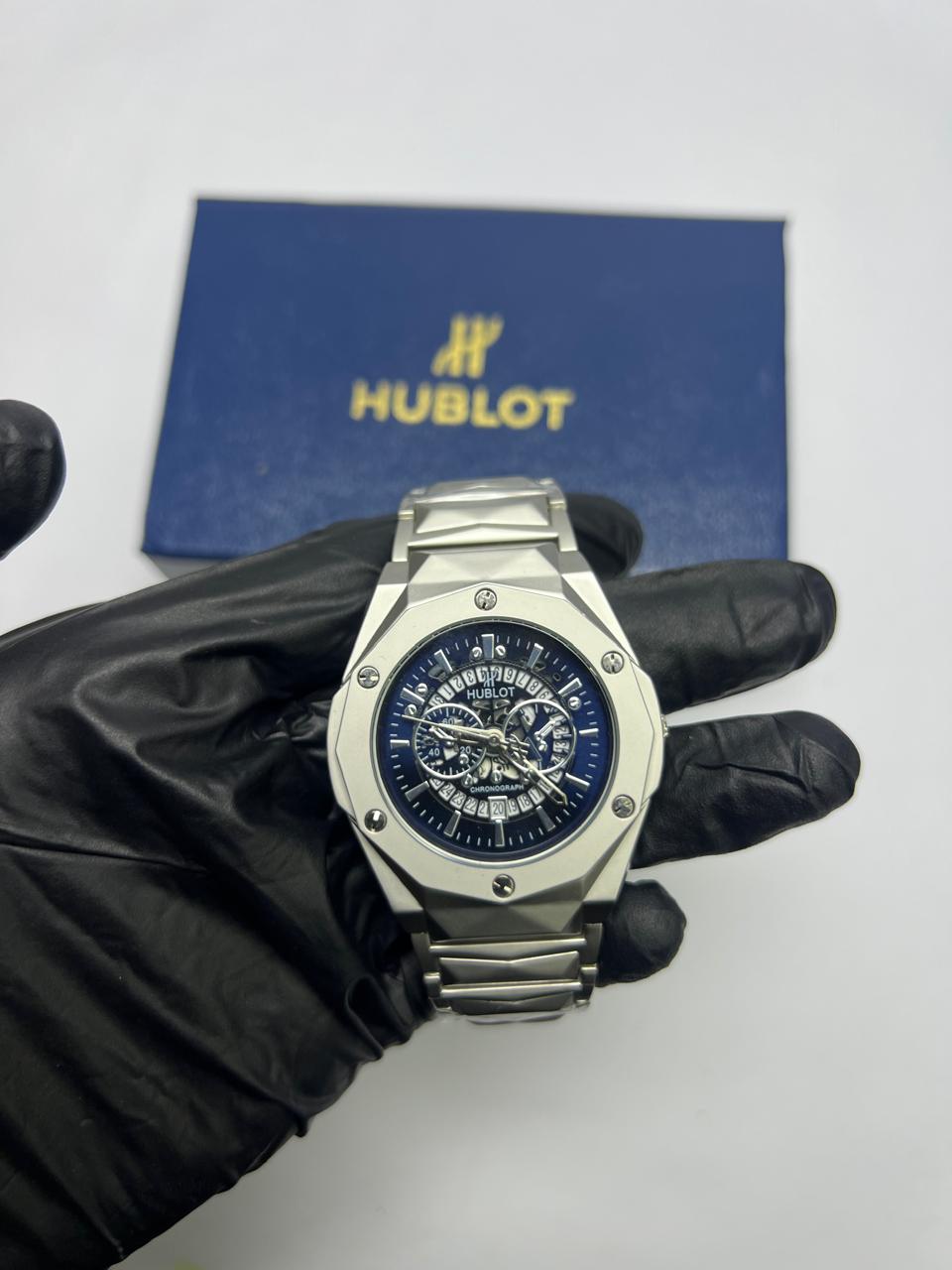 Hublot Diamond Cut | Master Watch | Navy Blue