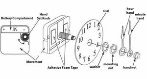 Bicycle Design Laminated | Wall Clock | With Light